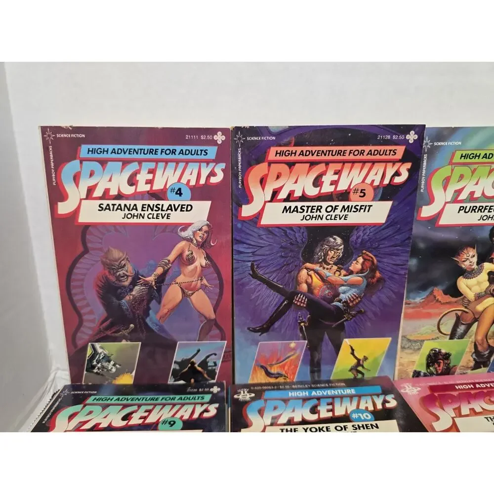 16 John Cleve Spaceways Series #4-#19 MMPB VTG Science Fiction Novels Lot